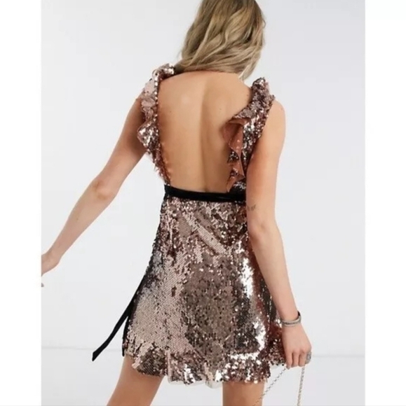 Free People Tribeca Siren Sequin Dress, Size 4 - Picture 4 of 13
